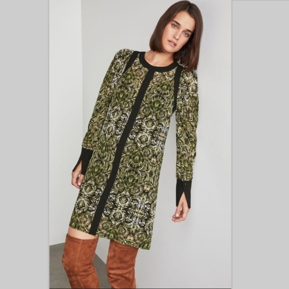 BCBGMaxAzria Jungle Dream Printed Shift Dress XS